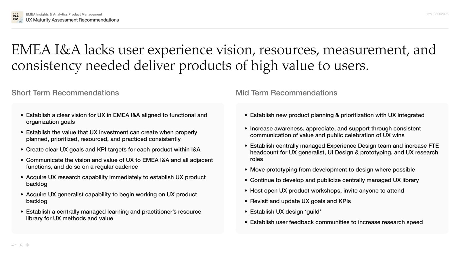 Building the Service & Experience Design Discipline